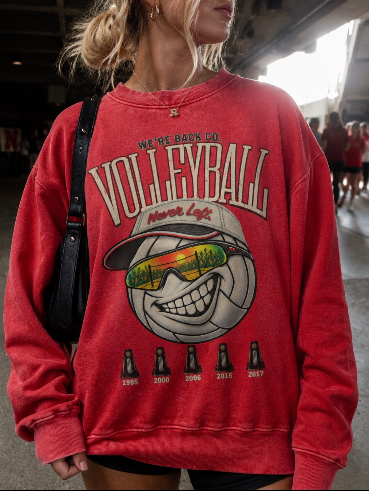 Never Left Volleyball Crewneck