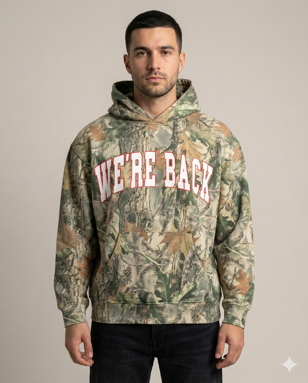 Camo Arch Hoodie | Nebraska Hoodie | We