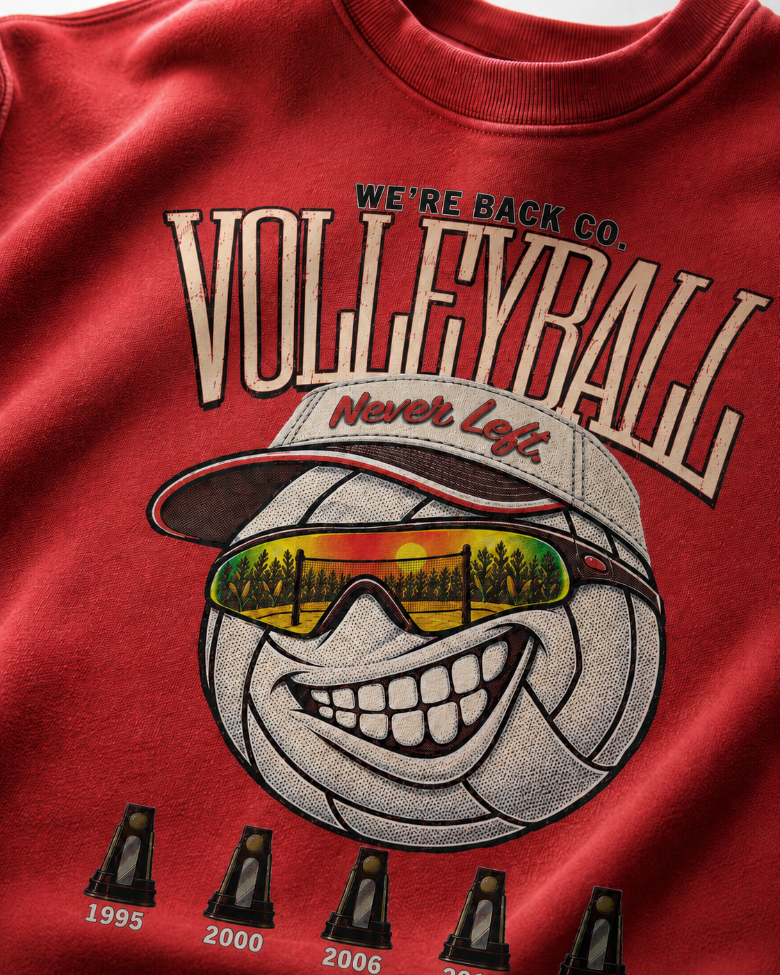 Never Left Volleyball Crewneck