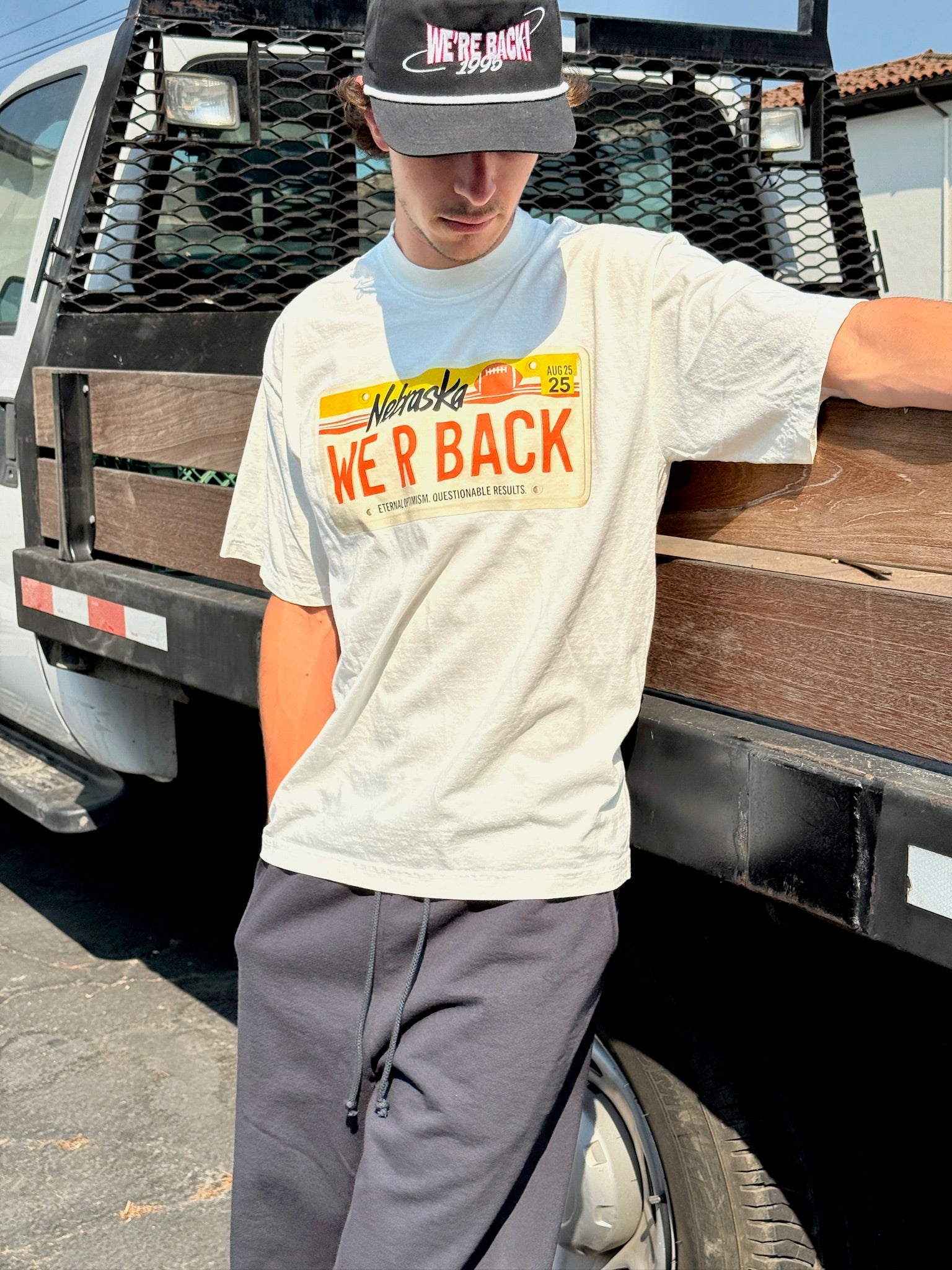 WE R BACK License Plate Tee