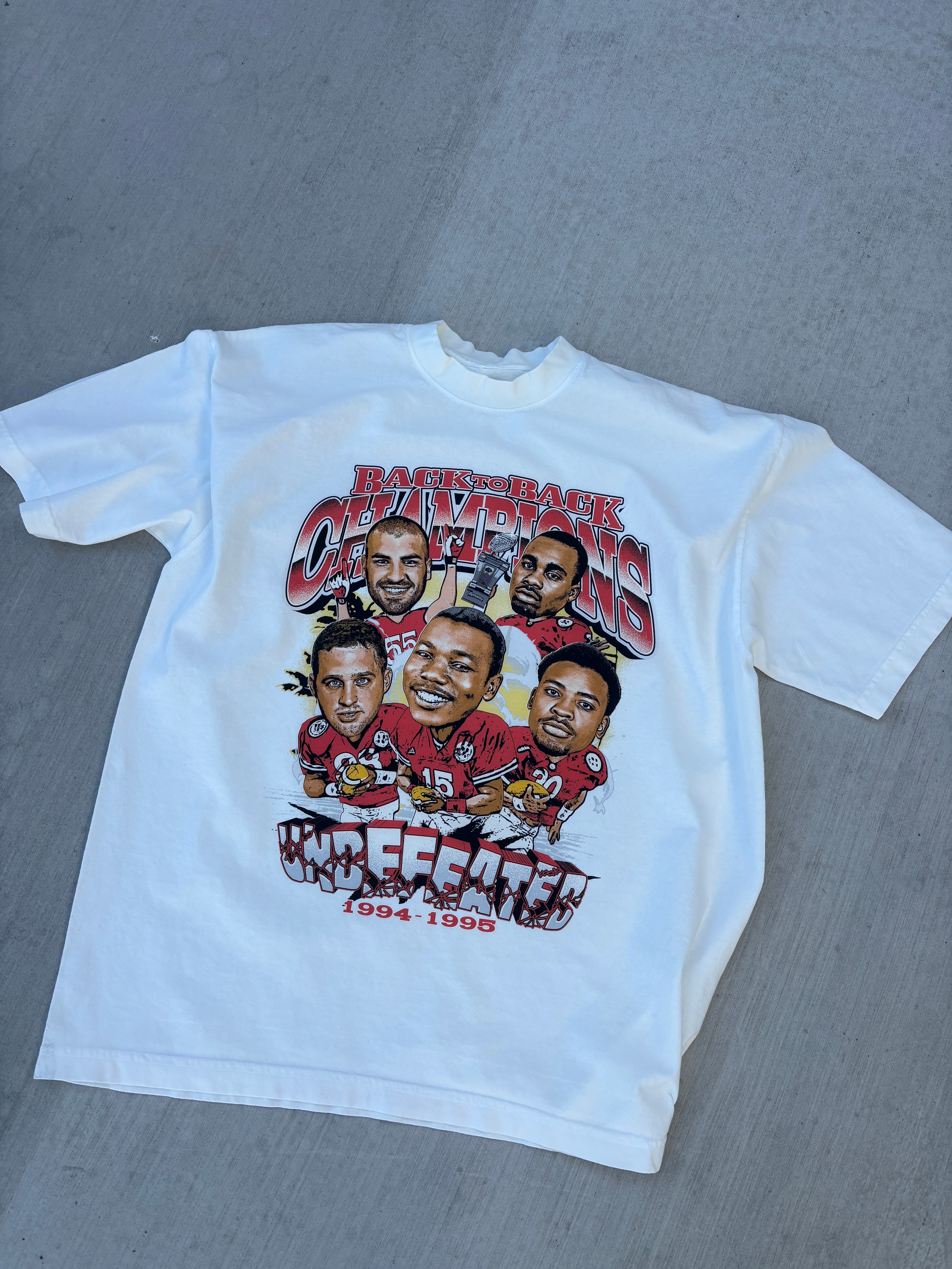 Undefeated Tee - Cream