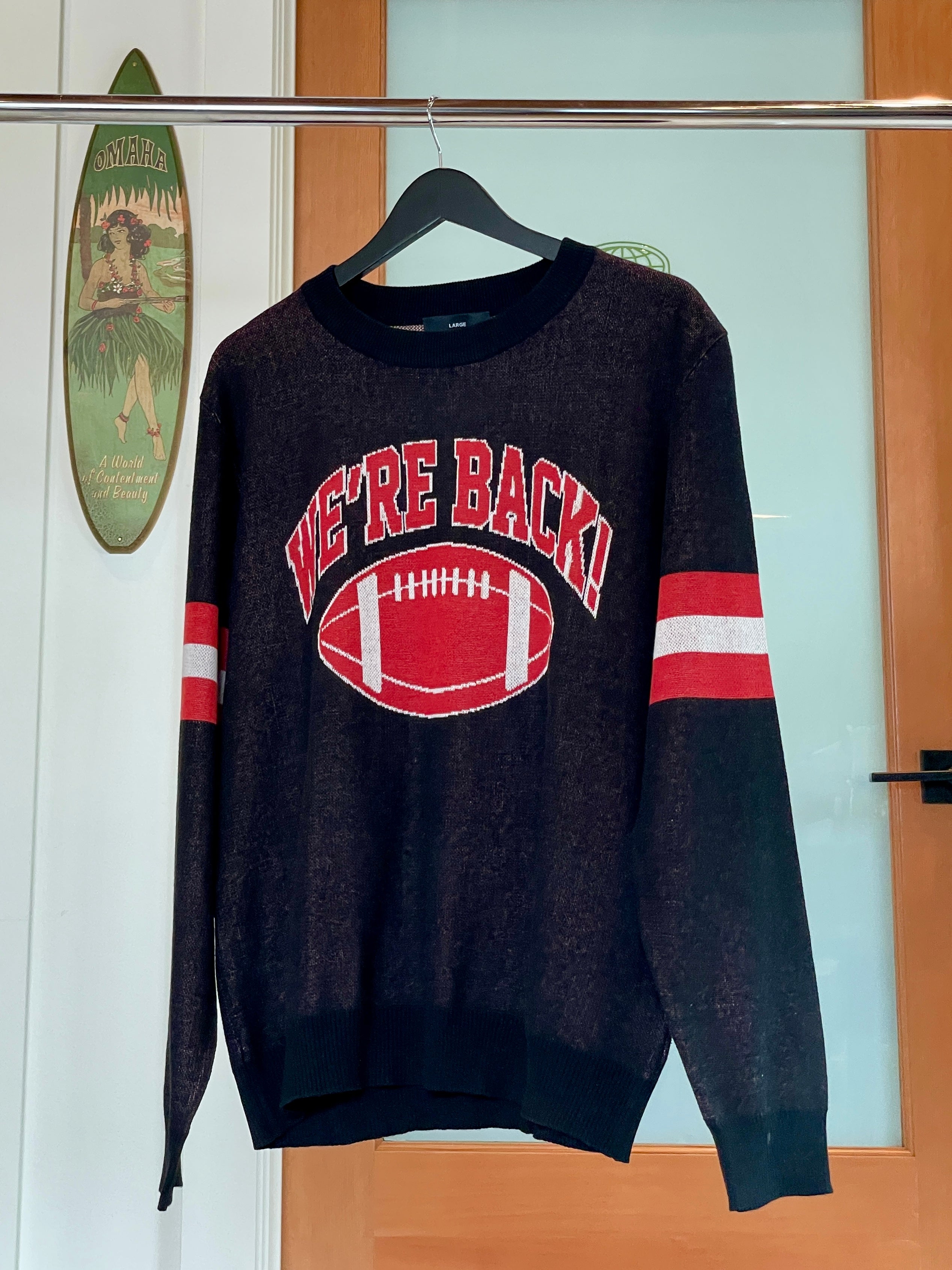 We're Back Knitted Sweater