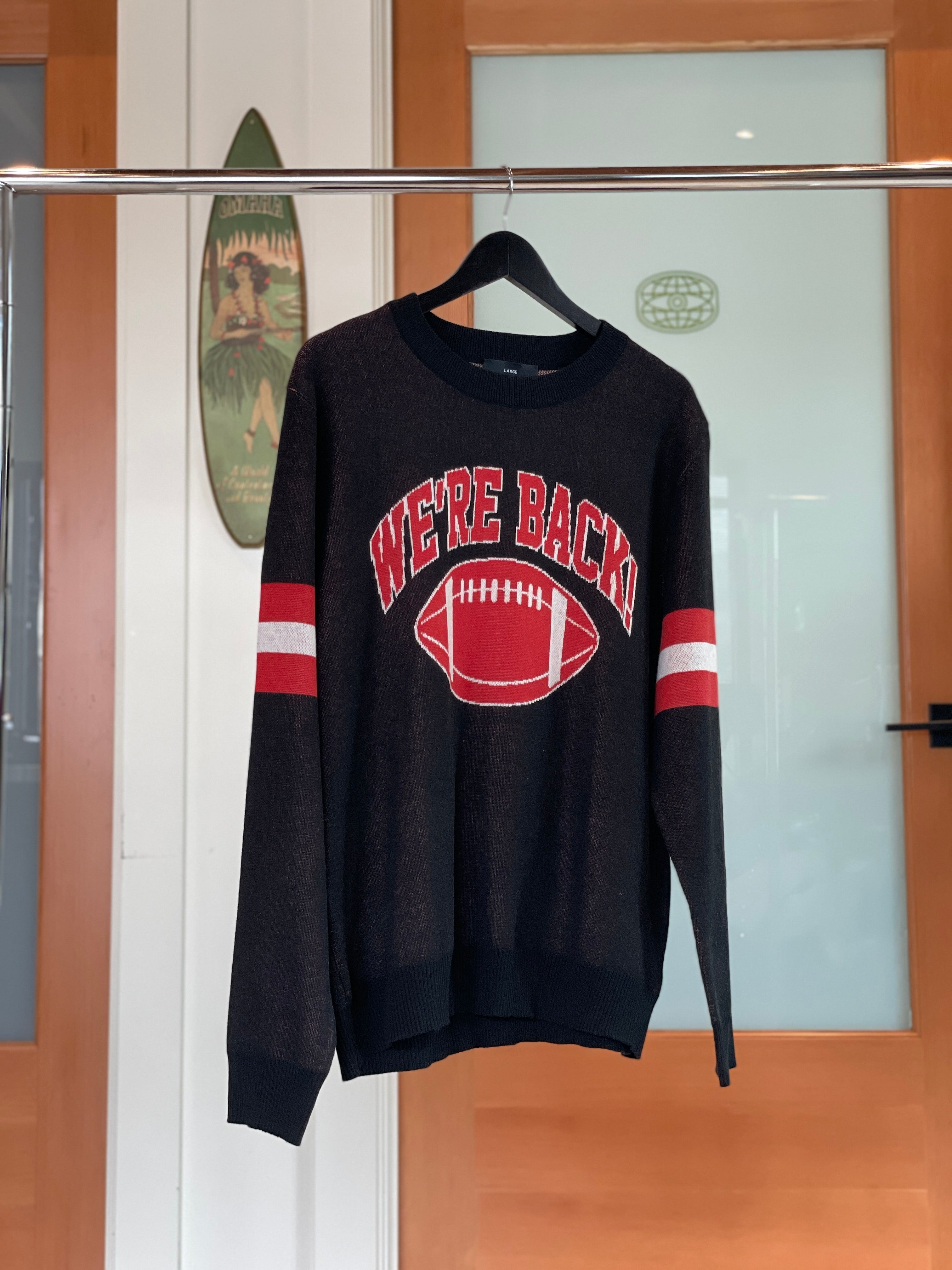 We're Back Knitted Sweater