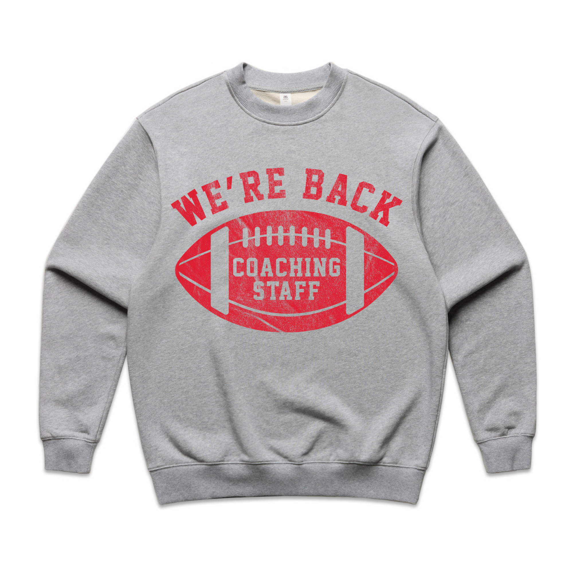 Coaching Staff Crewneck – Heather Grey