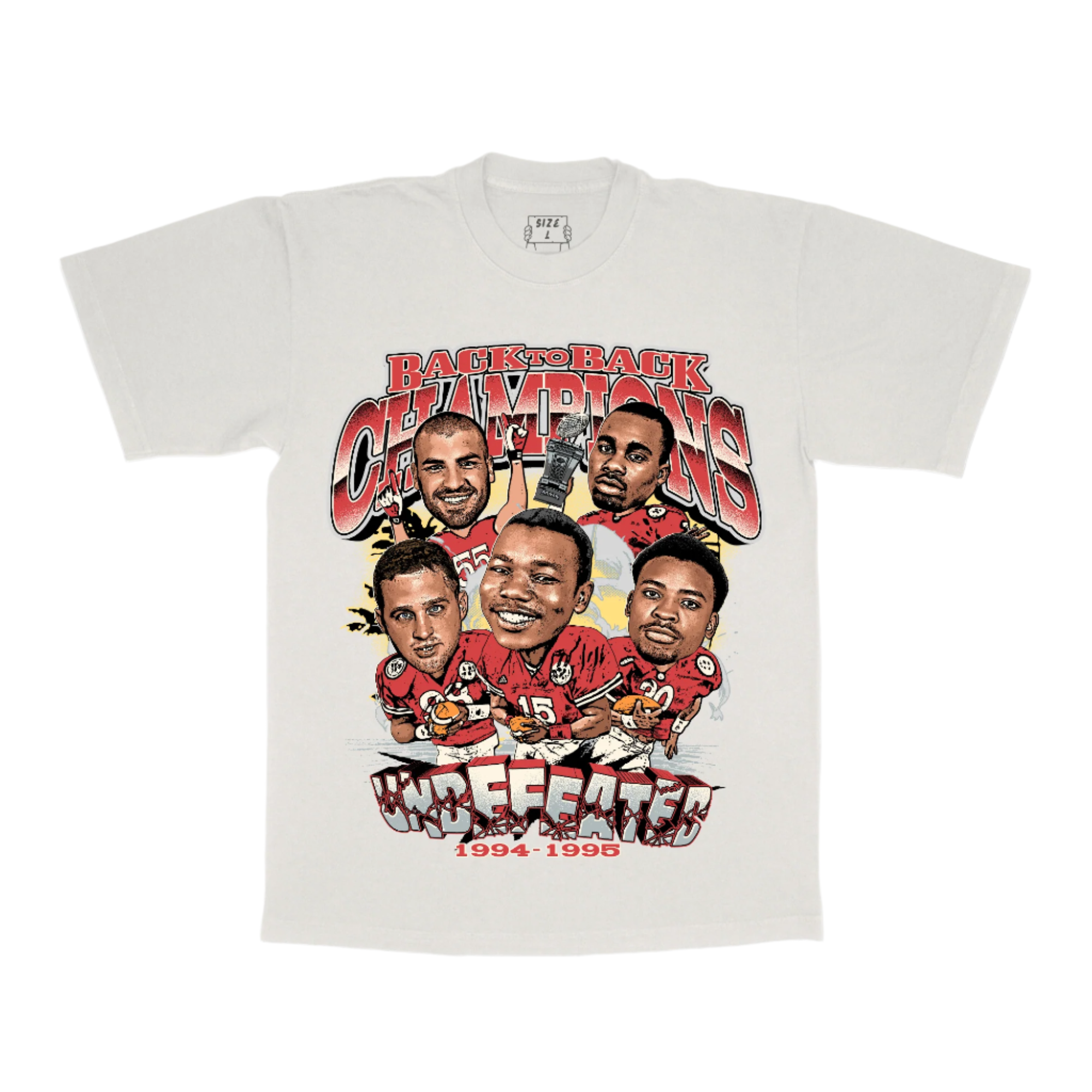 Undefeated Tee - Cream