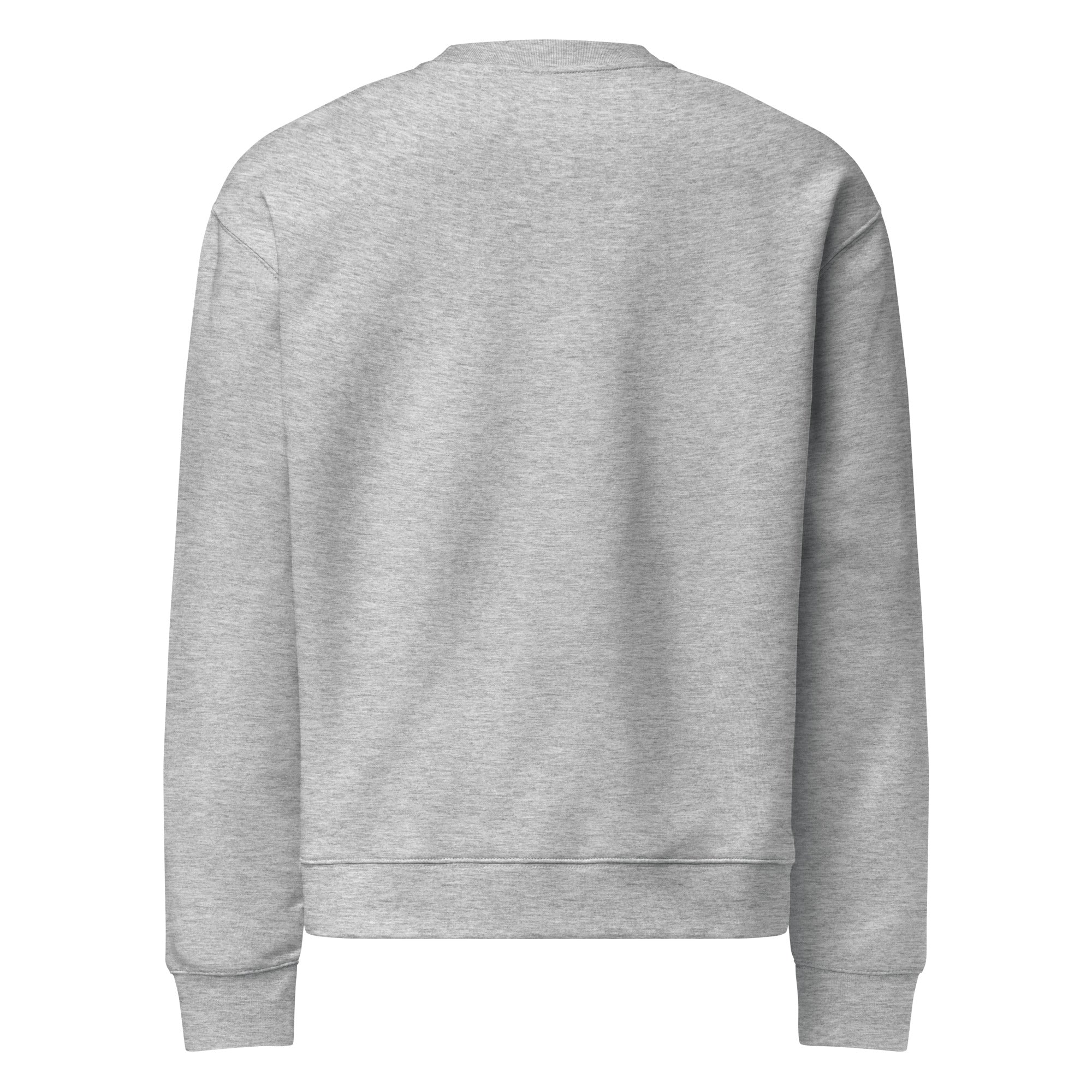 Arch Crewneck Heather Grey lifestyle view - Nebraska Crewneck | We're Back Co.