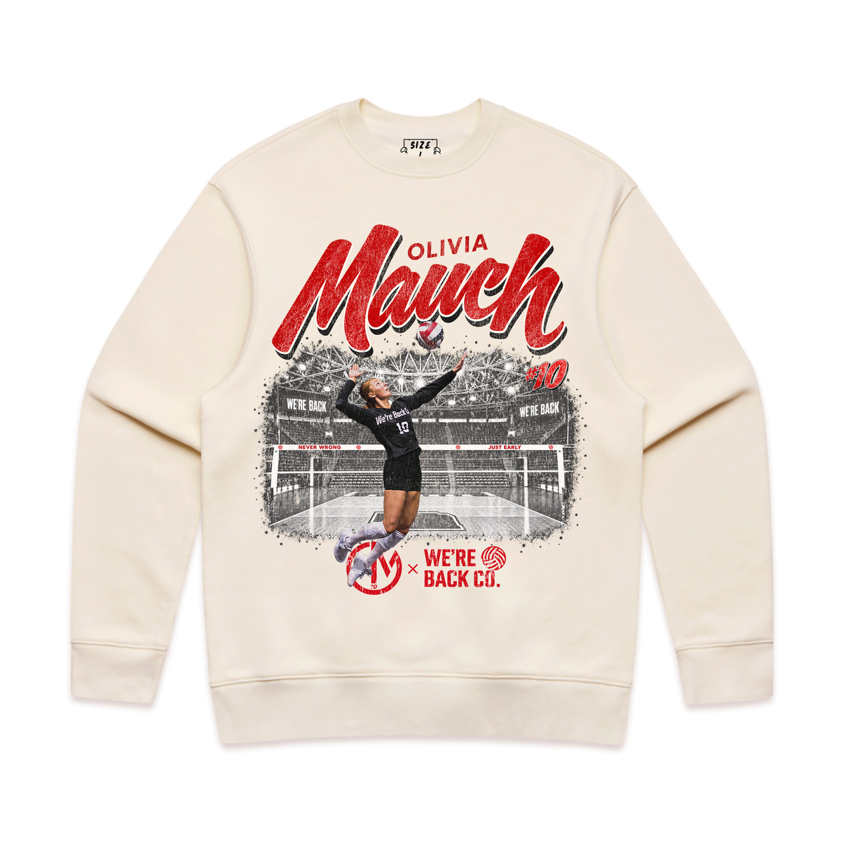 Olivia Mauch 'Different Color' Crewneck · Cream