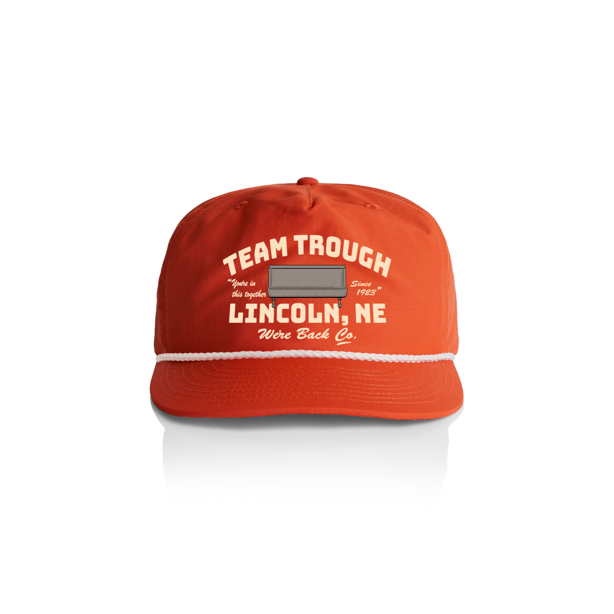 Team Trough Nylon Rope Cap