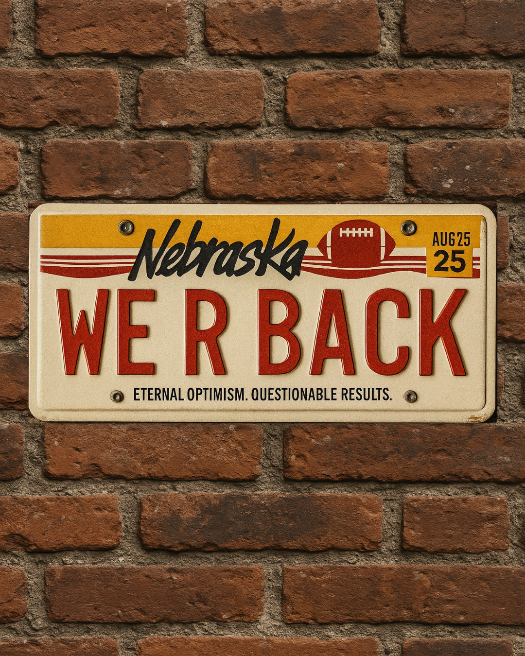 WE R BACK