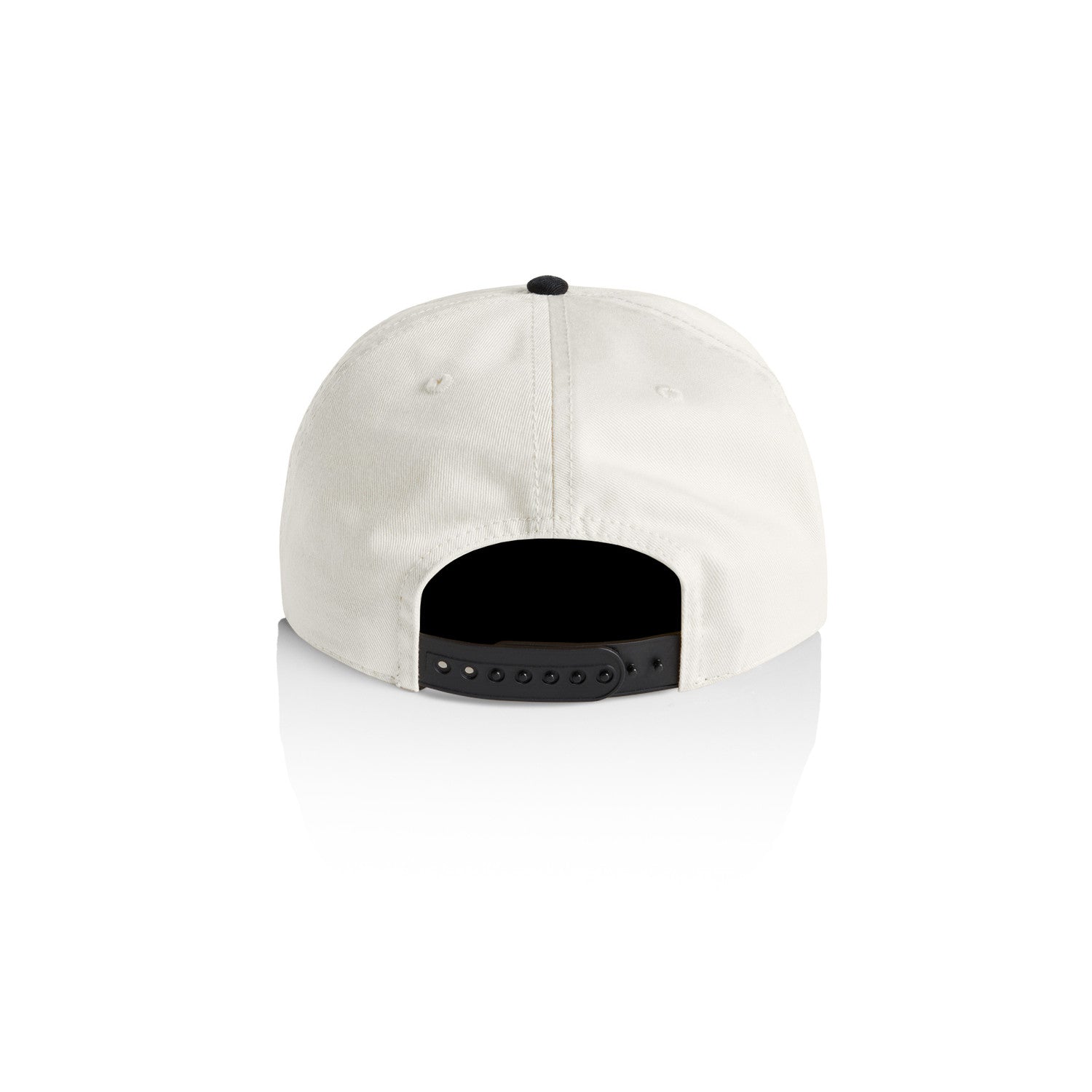 Coaching Staff 5-Panel Cap  – Cream/Black - Nebraska Hat - Detail | We're Back Co.