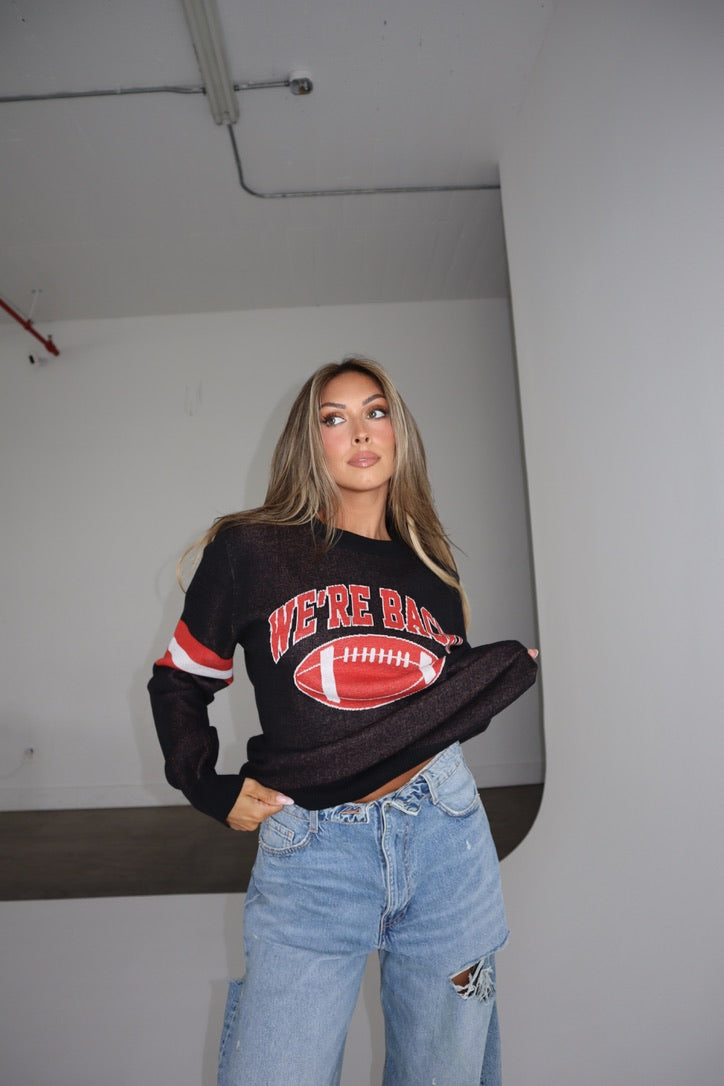 We're Back Knitted Sweater