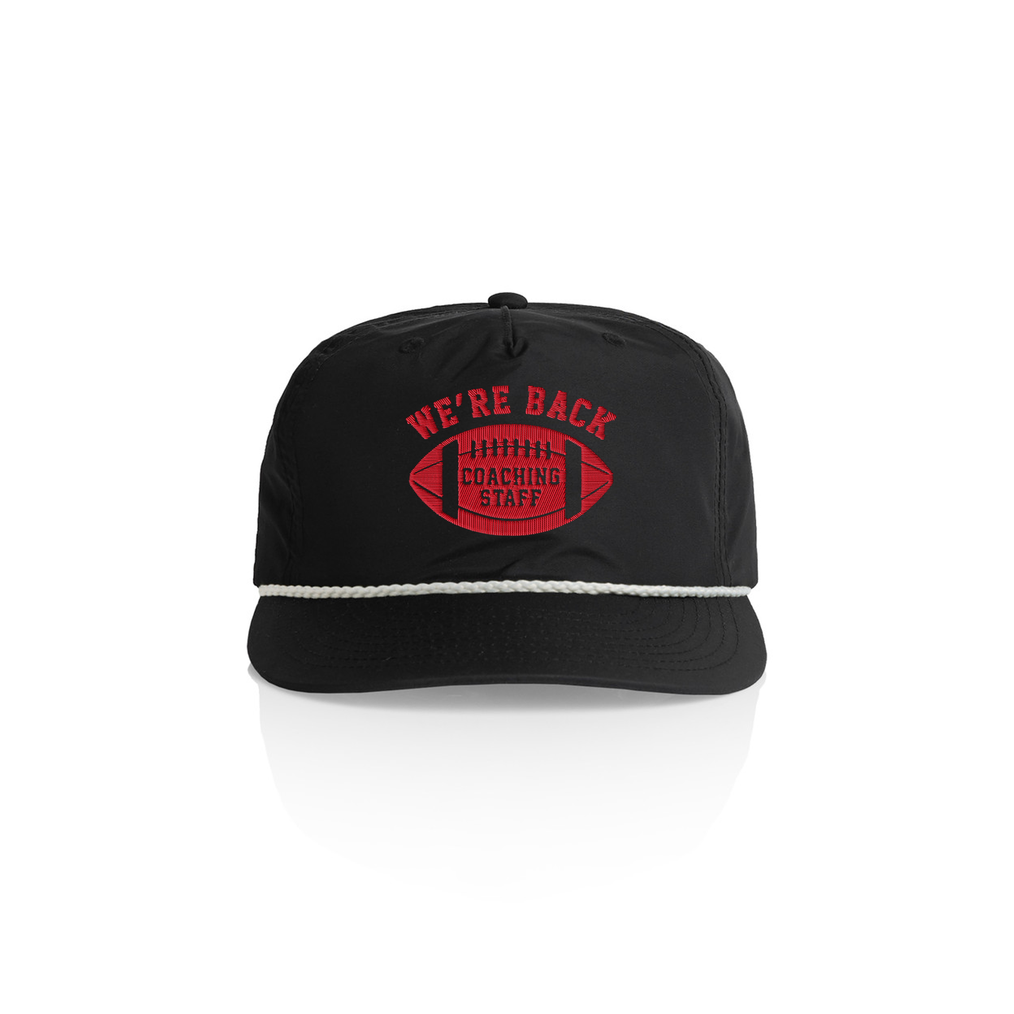 Coaching Staff Nylon Rope Cap - Nebraska Hat | We're Back Co.