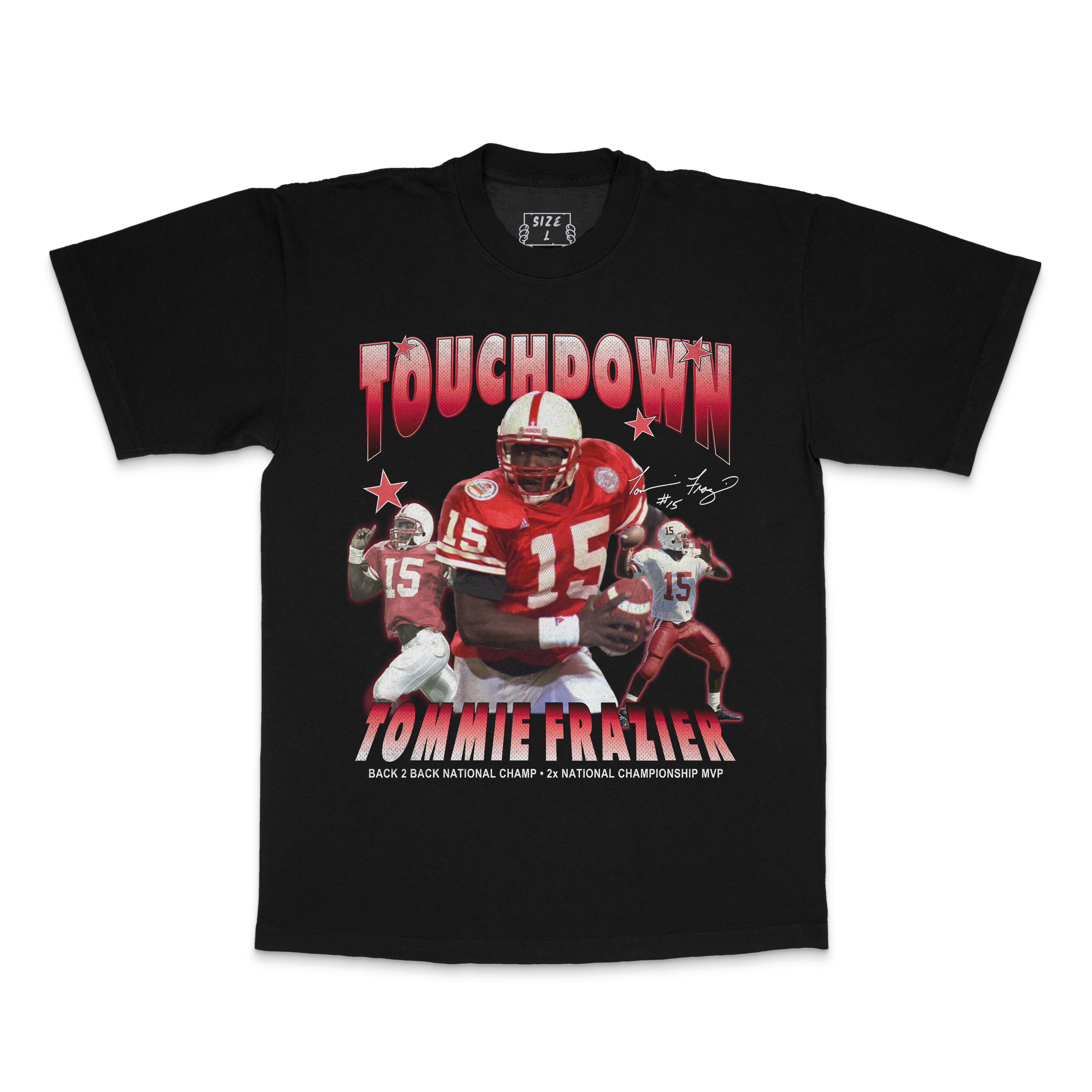 Touchdown Tommie Tee - Black