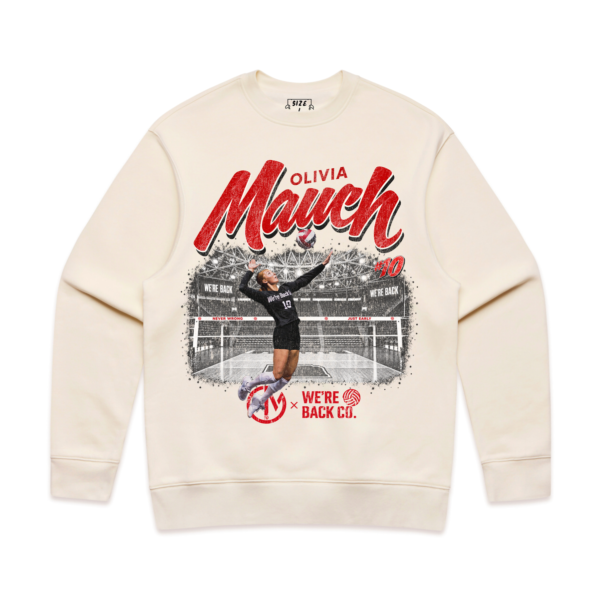 Olivia Mauch 'Different Color' Crewneck · Cream